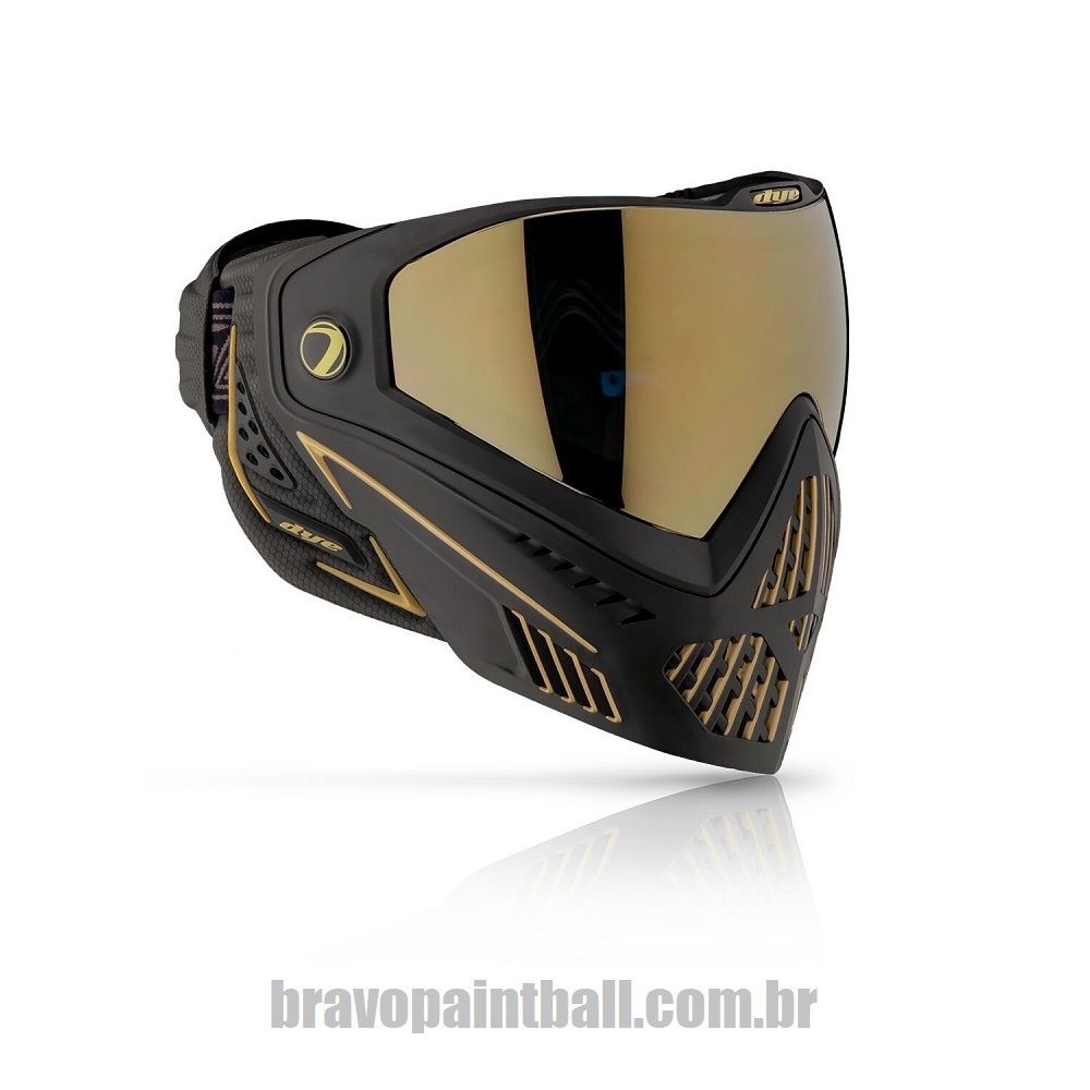 Máscara Dye I5 Onyx Black Gold 2.0 - .:: Bravo Paintball